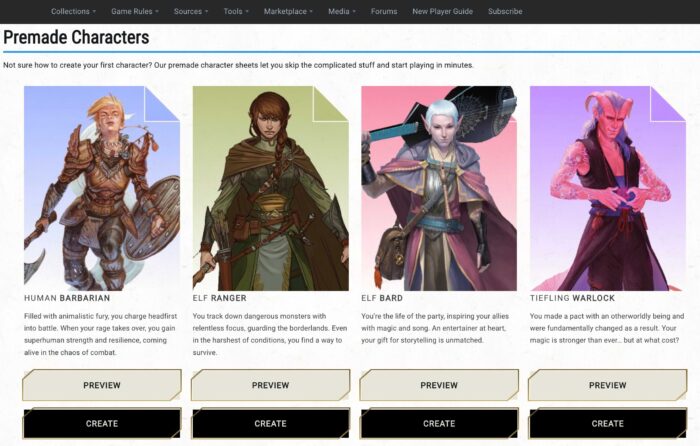 The D&D Beyond Character Creation Ultimate Guide